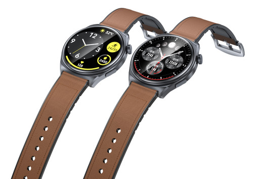 سی بای W2 pro بند چرم مناسب استایل کلاسیک