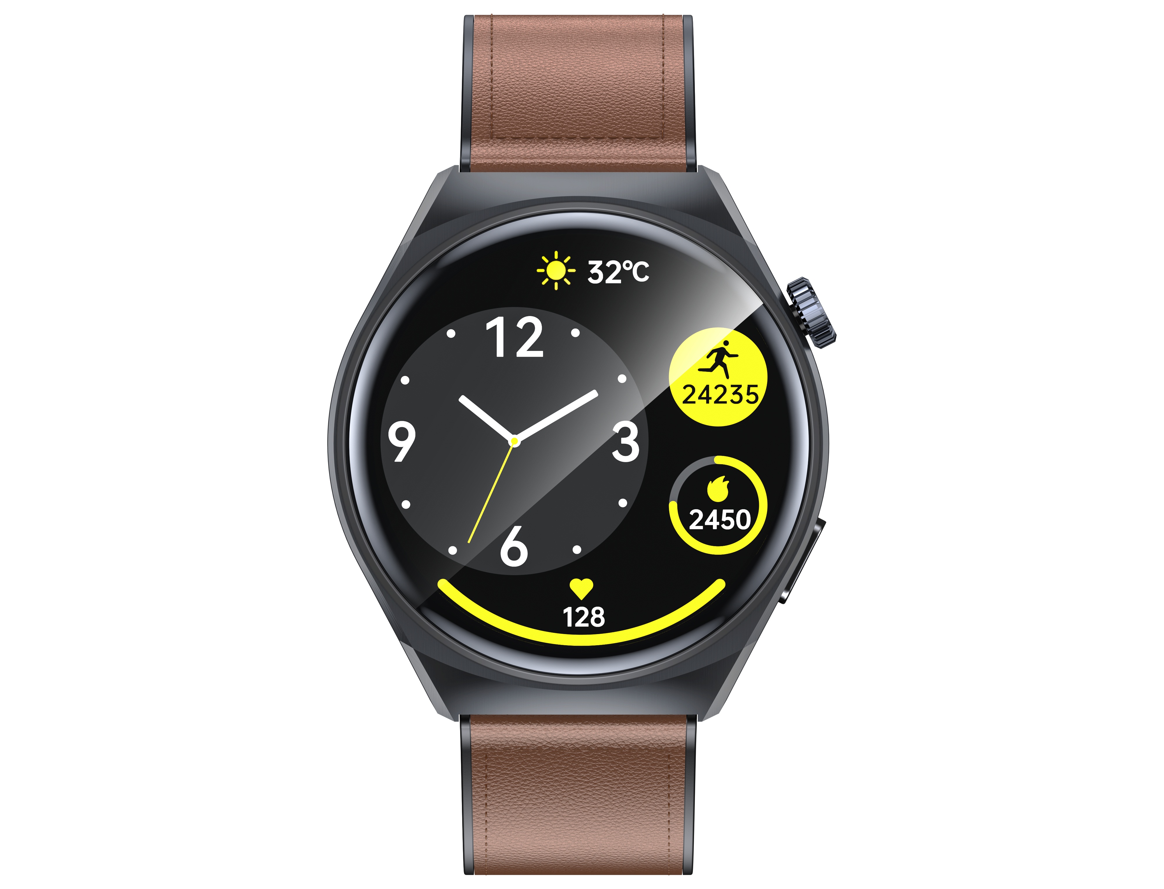 سی بای W2 pro بند چرم مناسب استایل کلاسیک