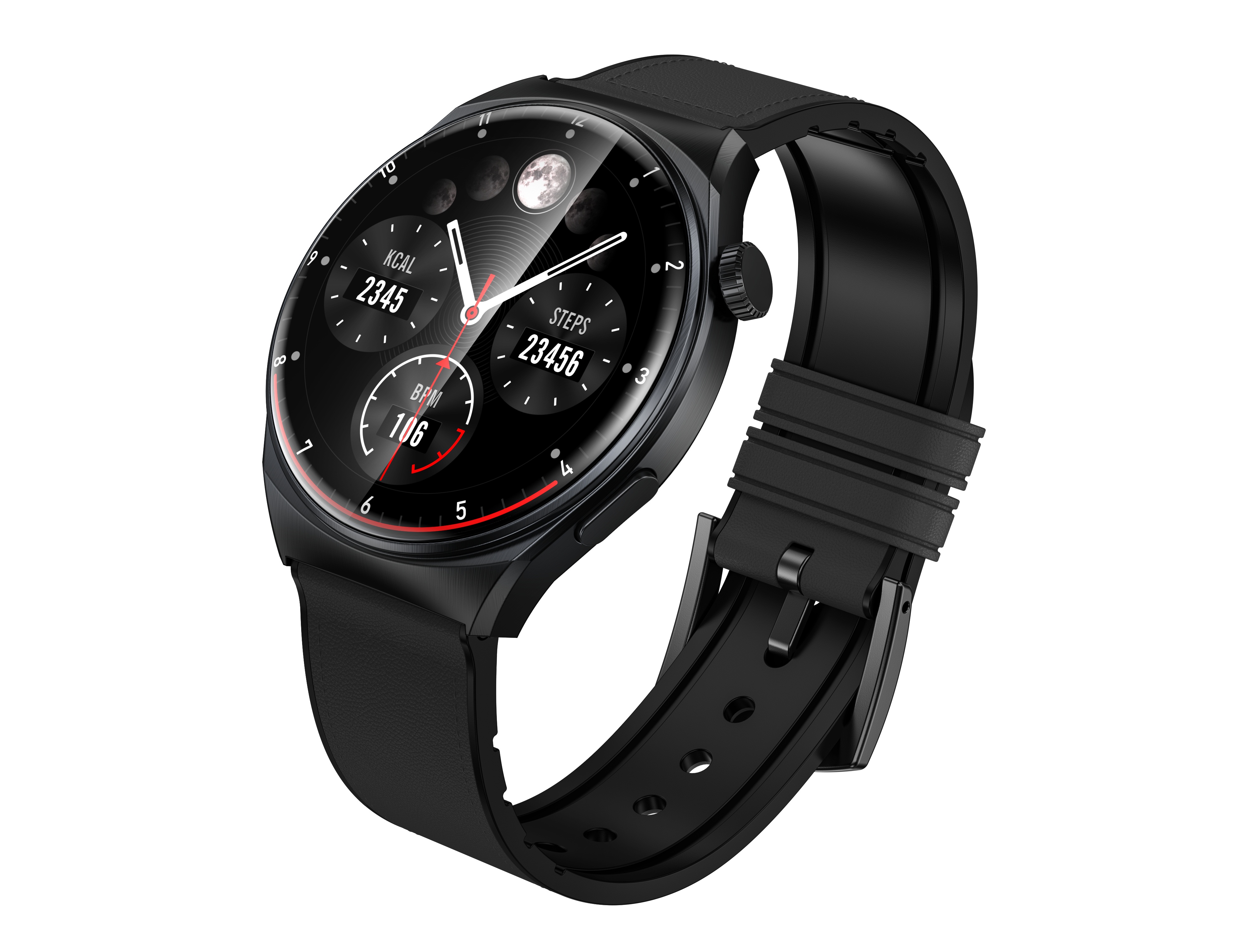 سی بای W2 pro بند چرم مناسب استایل کلاسیک