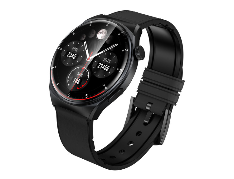 سی بای W2 pro بند چرم مناسب استایل کلاسیک