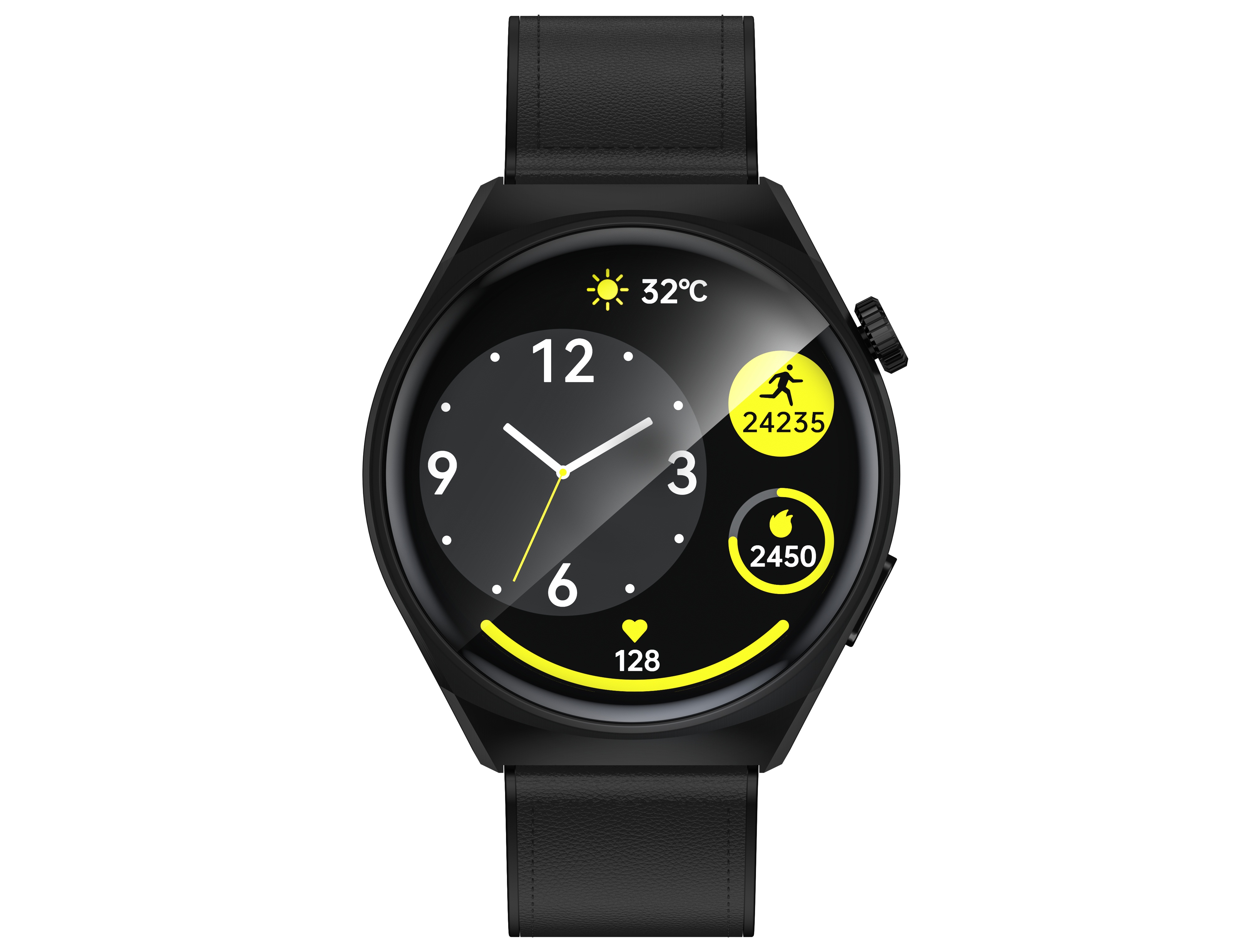 سی بای W2 pro بند چرم مناسب استایل کلاسیک