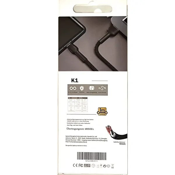 کابل شارژ سی بای Saybuuy Cable K1 Micro